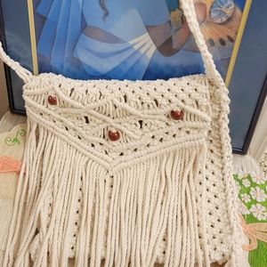Knit Shoulder Bag